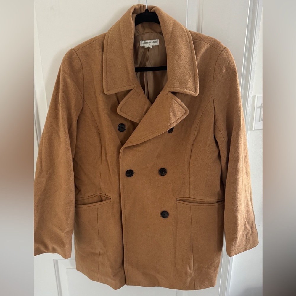 Camel color winter coat